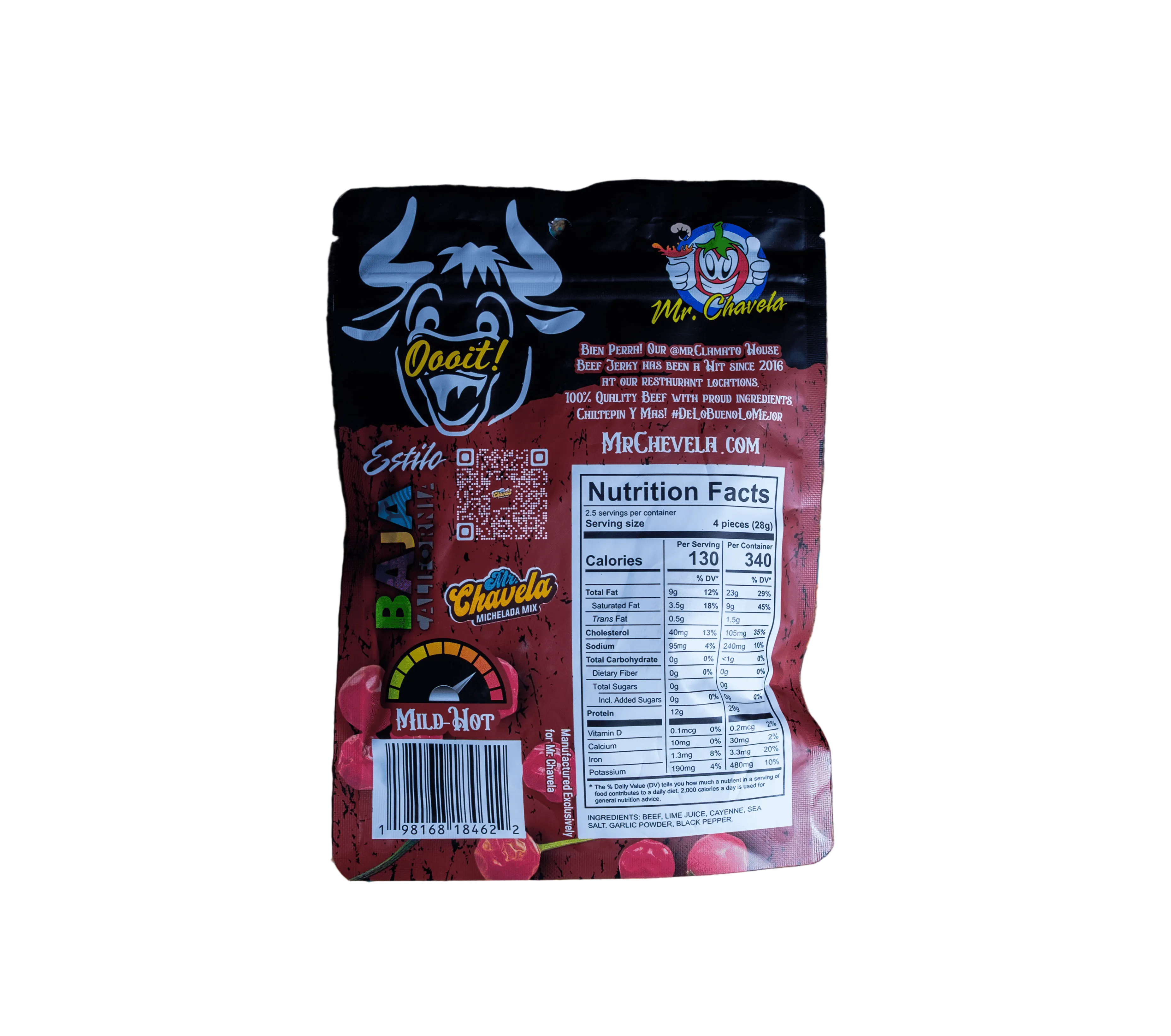 Carne Seca estilo Rancho - Chiltepín